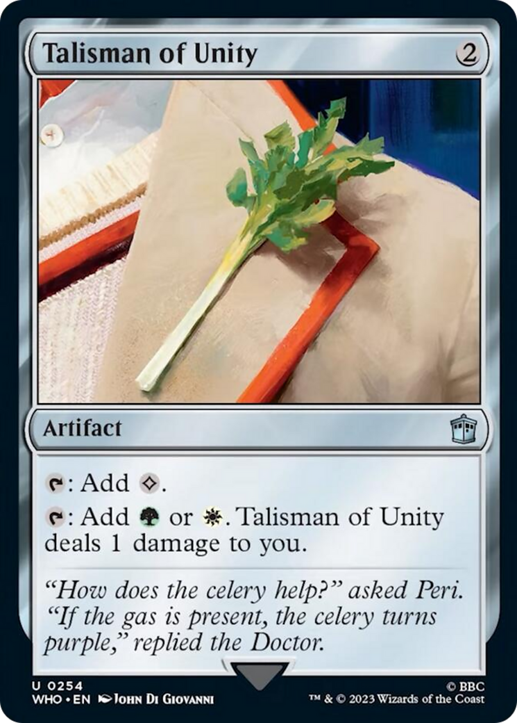 Talisman of Unity [Doctor Who] | Mindsight Gaming