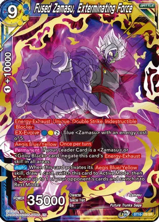 Fused Zamasu, Exterminating Force (BT16-129) [Realm of the Gods] | Mindsight Gaming