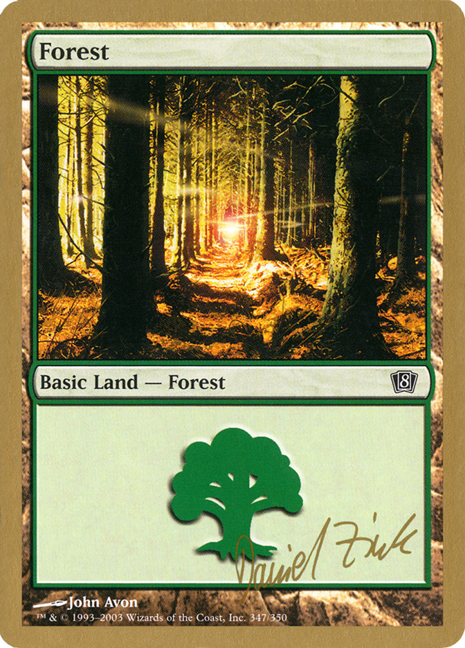 Forest (dz347) (Daniel Zink) [World Championship Decks 2003] | Mindsight Gaming