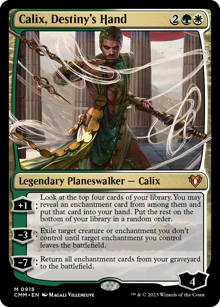 Calix, Destiny's Hand [Commander Masters] | Mindsight Gaming