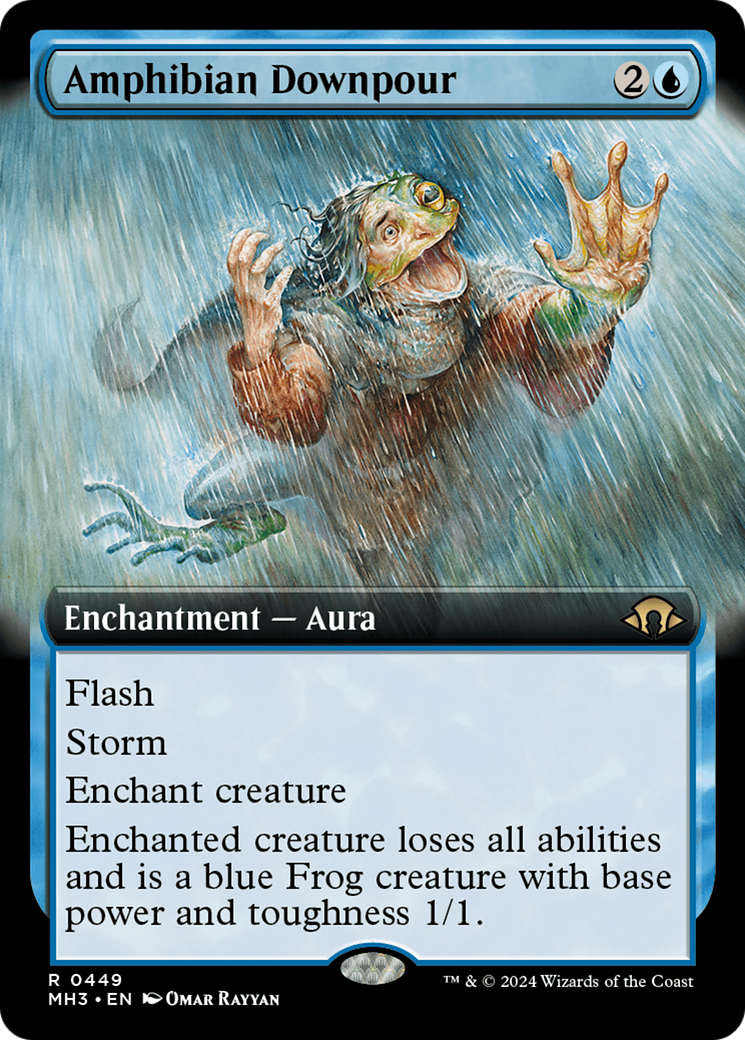 Amphibian Downpour (Extended Art) [Modern Horizons 3] | Mindsight Gaming