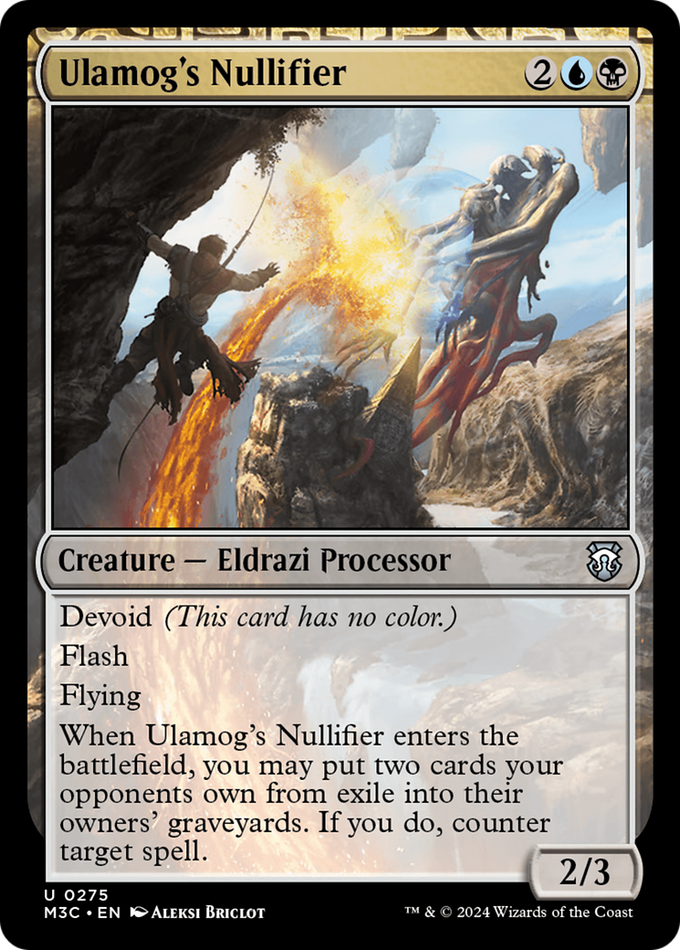 Ulamog's Nullifier (Ripple Foil) [Modern Horizons 3 Commander] | Mindsight Gaming