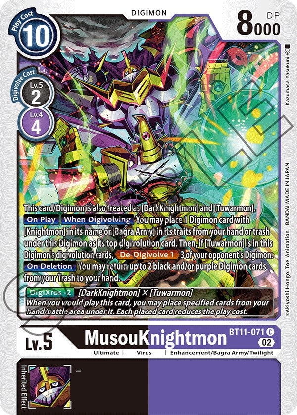 MusouKnightmon [BT11-071] [Dimensional Phase] | Mindsight Gaming