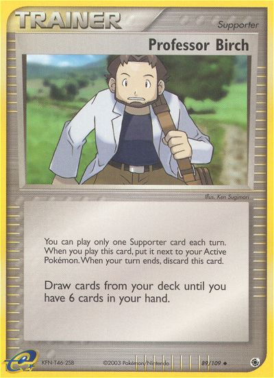 Professor Birch (89/109) [EX: Ruby & Sapphire] | Mindsight Gaming