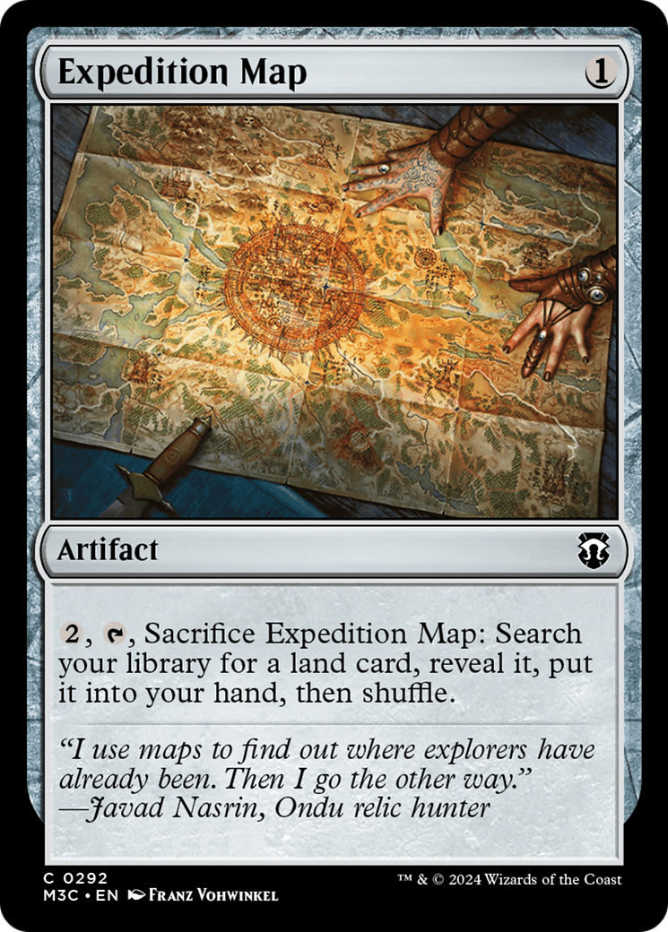 Expedition Map (Ripple Foil) [Modern Horizons 3 Commander] | Mindsight Gaming