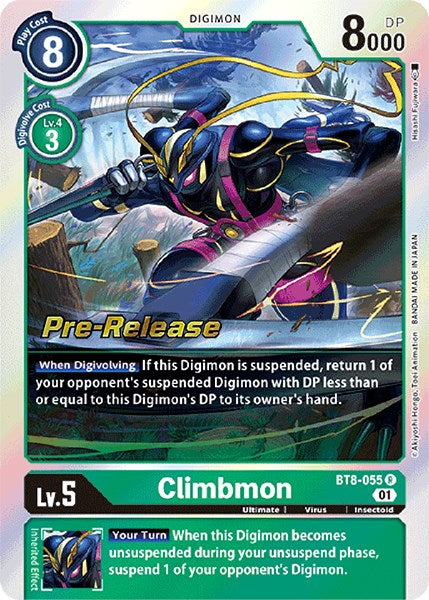 Climbmon [BT8-055] [New Awakening Pre-Release Cards] | Mindsight Gaming