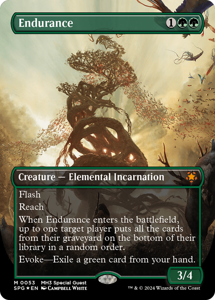 Endurance (Borderless) (Textured Foil) [Modern Horizons 3 Special Guests] | Mindsight Gaming