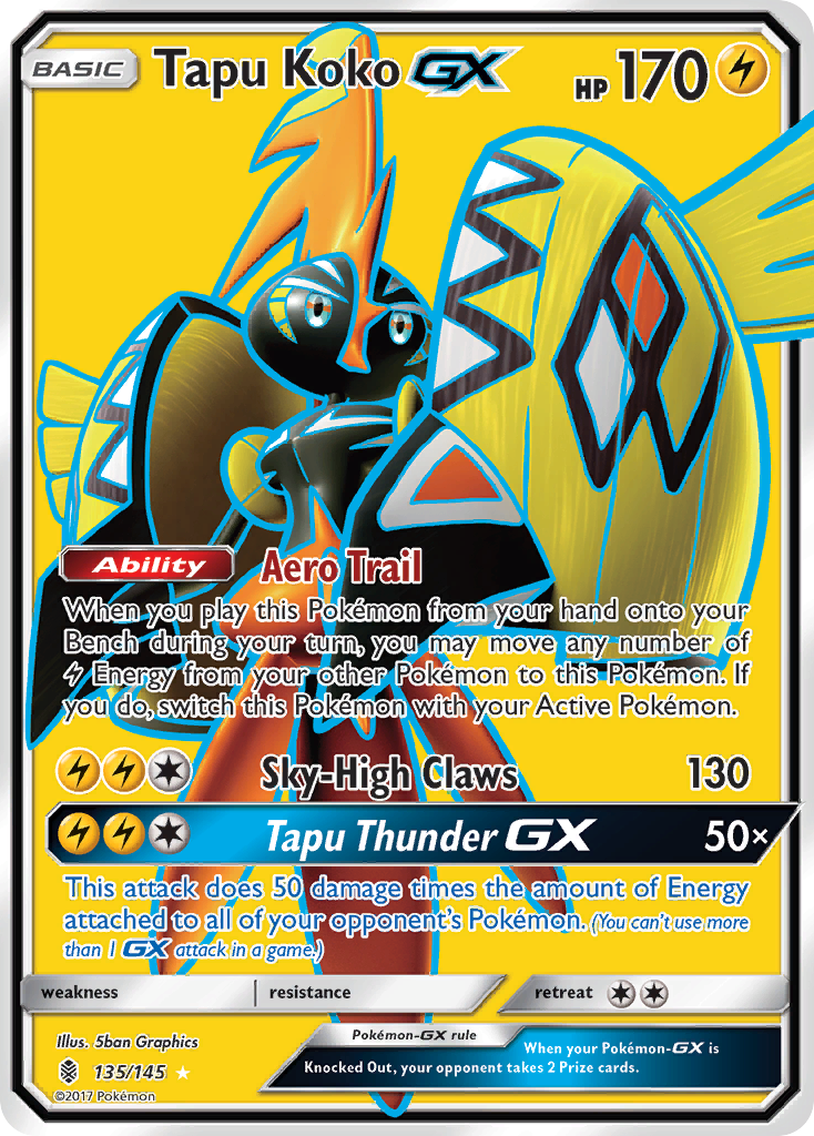 Tapu Koko GX (135/145) [Sun & Moon: Guardians Rising] | Mindsight Gaming