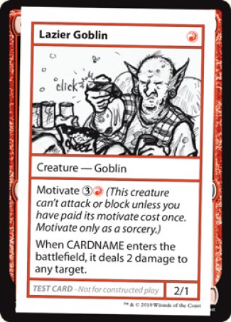 Lazier Goblin (2021 Edition) [Mystery Booster Playtest Cards] | Mindsight Gaming