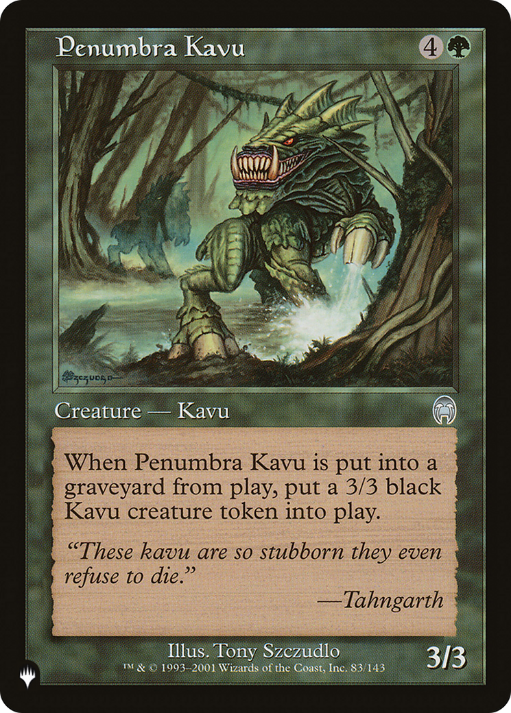 Penumbra Kavu [The List Reprints] | Mindsight Gaming