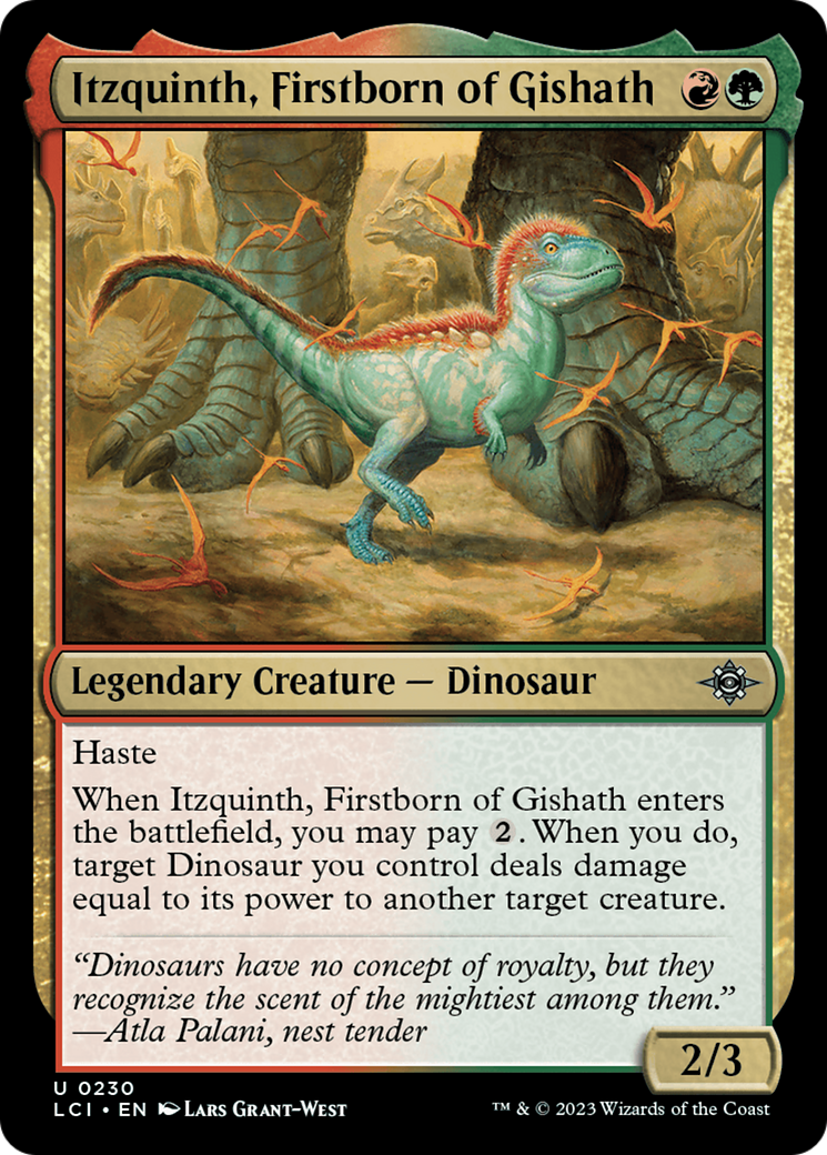 Itzquinth, Firstborn of Gishath [The Lost Caverns of Ixalan] | Mindsight Gaming