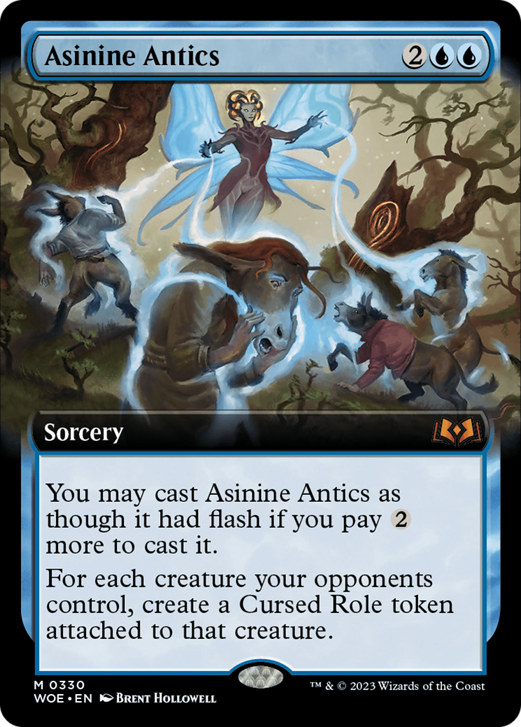 Asinine Antics (Extended Art) [Wilds of Eldraine] | Mindsight Gaming