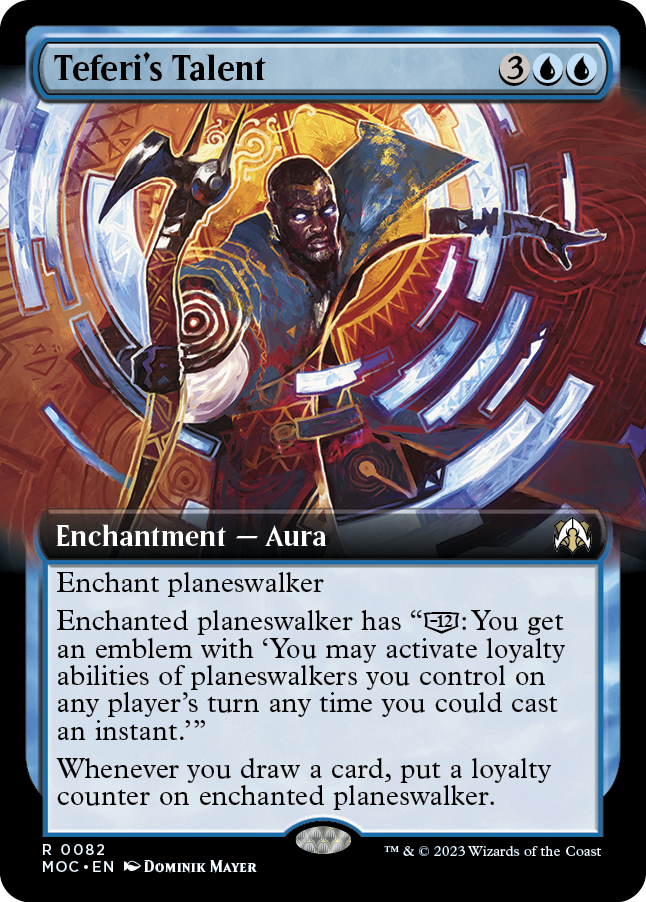 Teferi's Talent (Extended Art) [March of the Machine Commander] | Mindsight Gaming