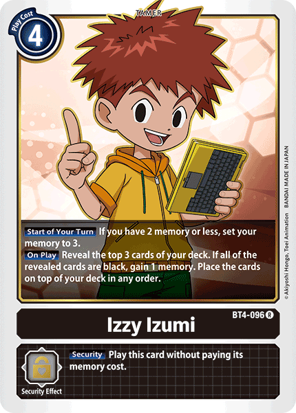 Izzy Izumi [BT4-096] [Great Legend] | Mindsight Gaming