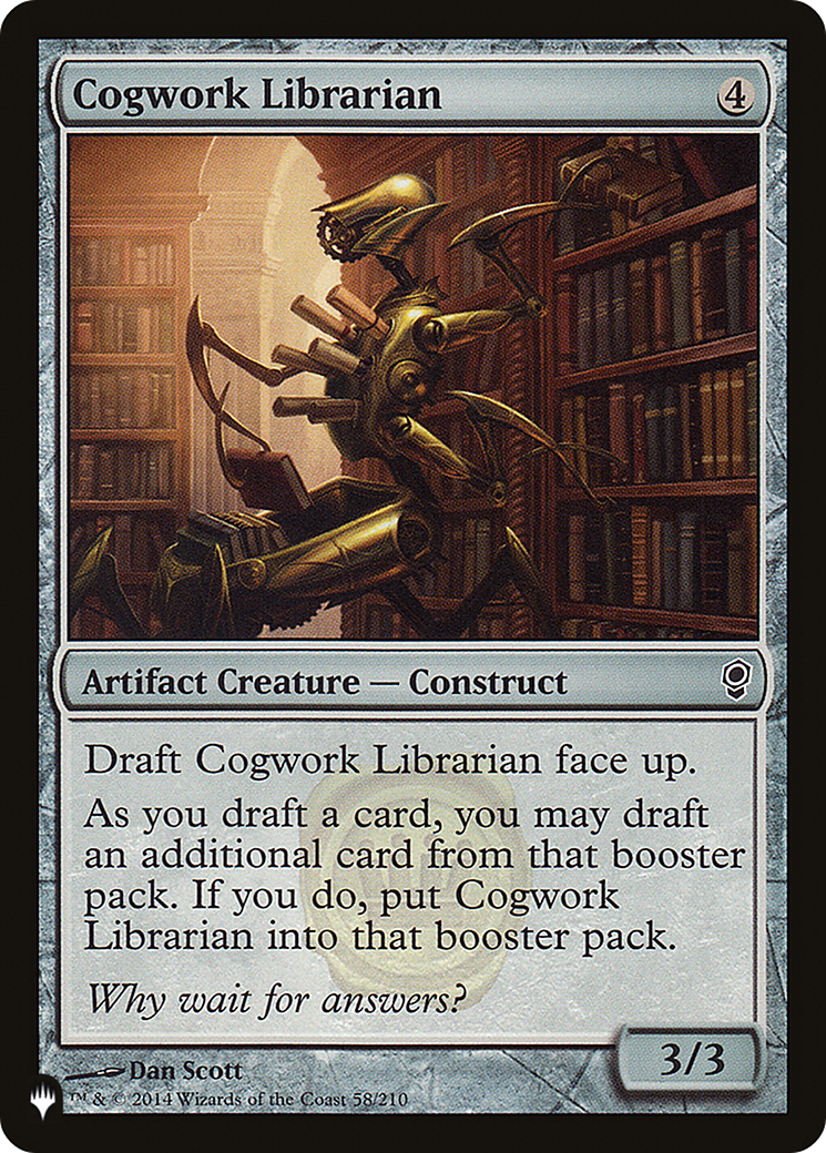 Cogwork Librarian [The List Reprints] | Mindsight Gaming