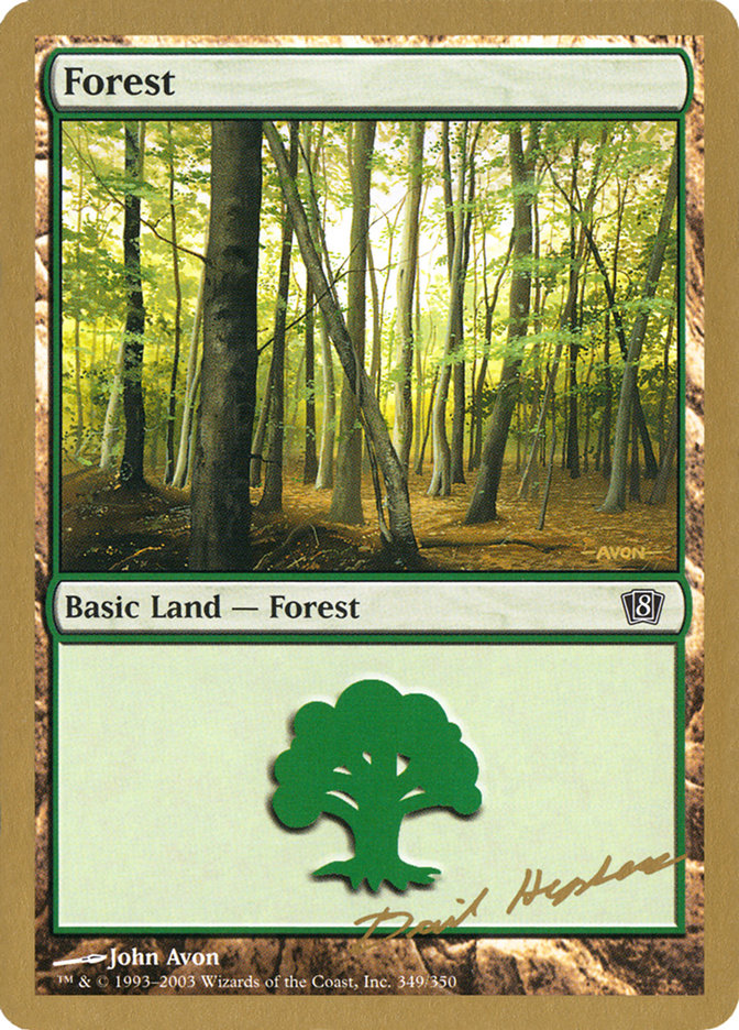 Forest (dh349) (Dave Humpherys) [World Championship Decks 2003] | Mindsight Gaming