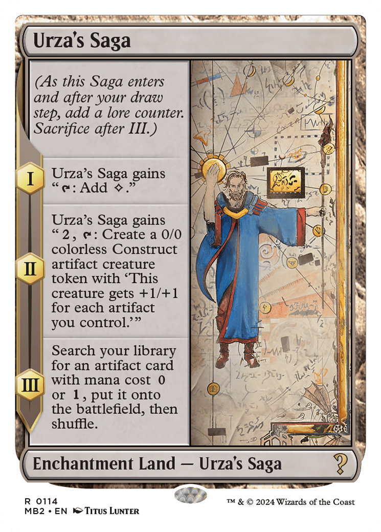 Urza's Saga (White Border) [Mystery Booster 2] | Mindsight Gaming