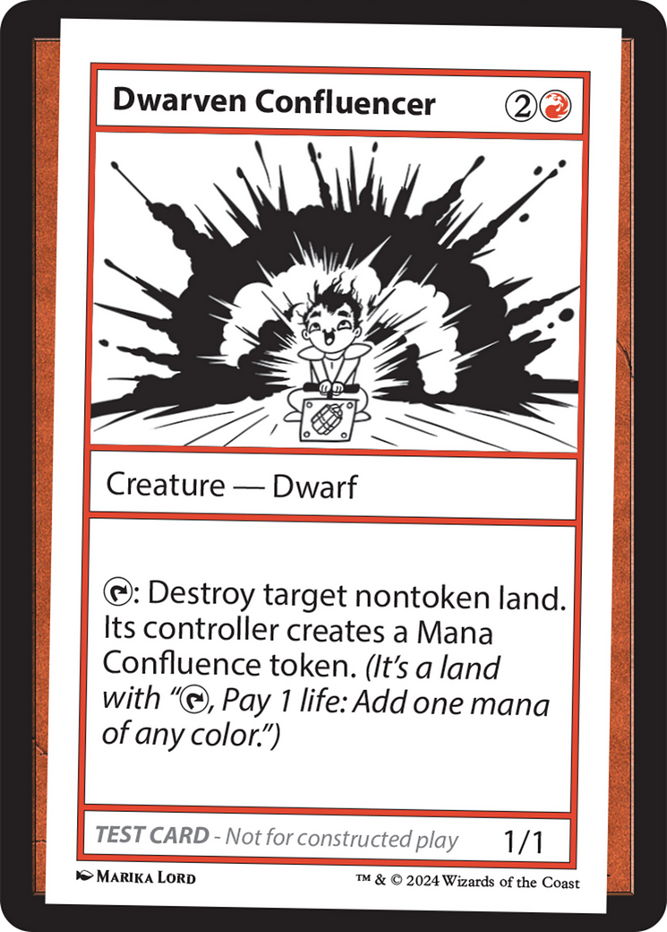 Dwarven Confluencer [Mystery Booster 2 Playtest Cards] | Mindsight Gaming