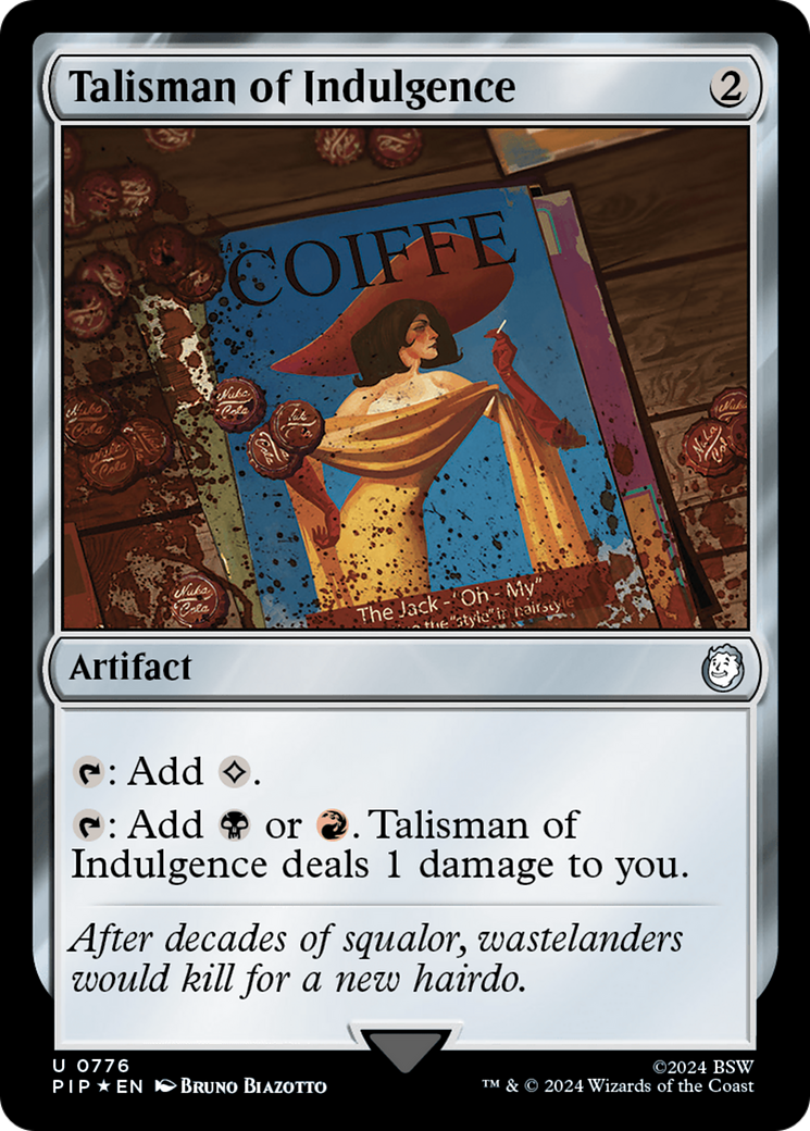 Talisman of Indulgence (Surge Foil) [Fallout] | Mindsight Gaming