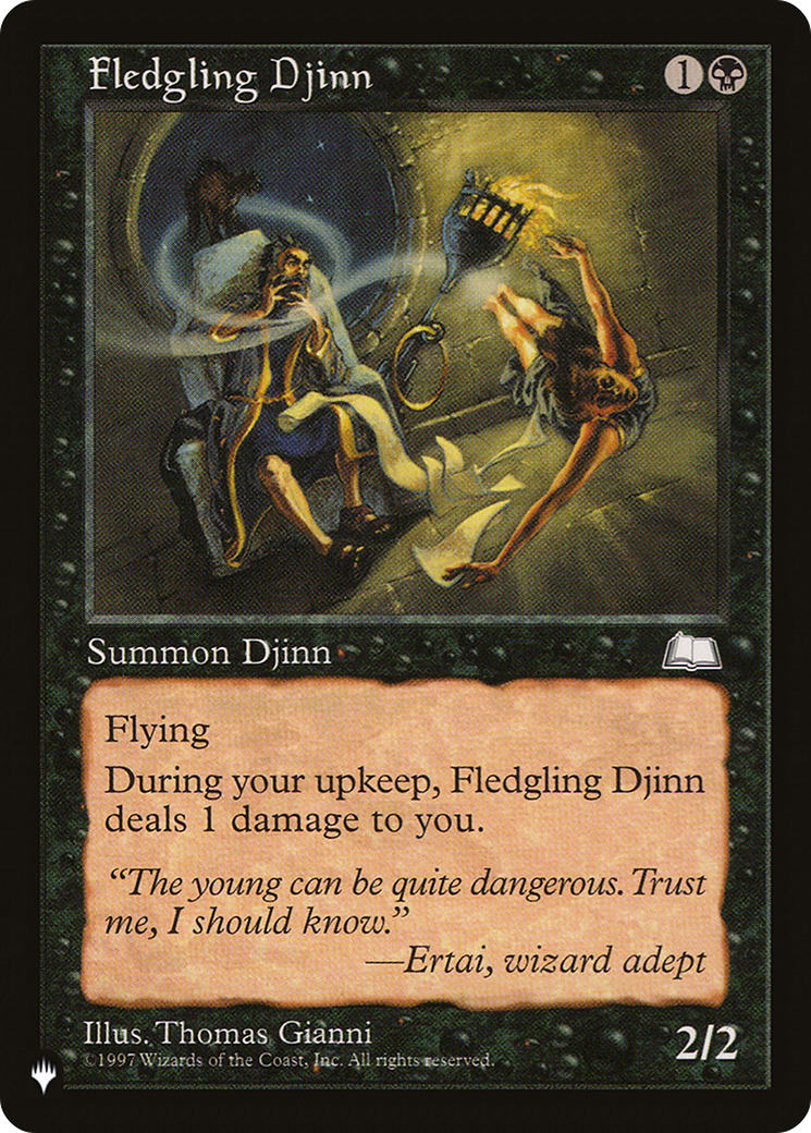 Fledgling Djinn [The List Reprints] | Mindsight Gaming