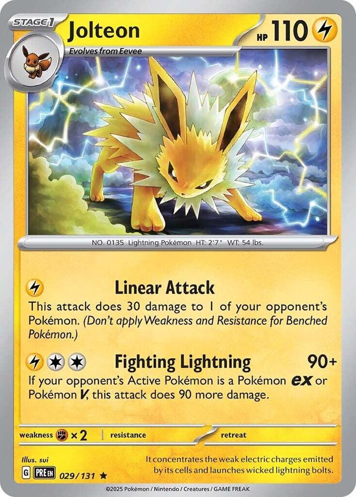 Jolteon (029/131) [Scarlet & Violet: Prismatic Evolutions] | Mindsight Gaming