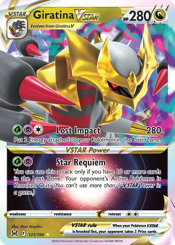 Giratina VSTAR (131/196) (Jumbo Card) [Sword & Shield: Lost Origin] | Mindsight Gaming