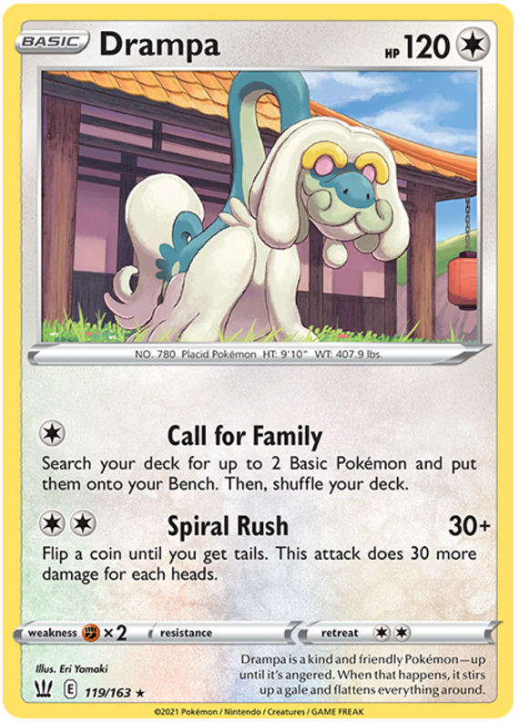 Drampa (119/163) [Sword & Shield: Battle Styles] | Mindsight Gaming