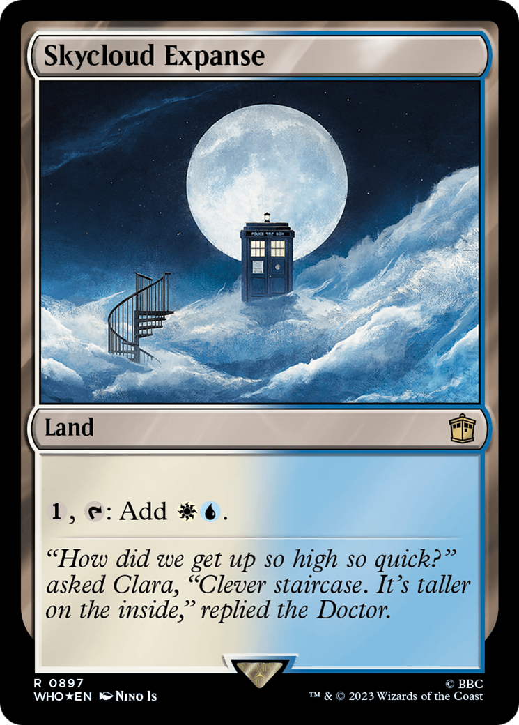 Skycloud Expanse (Surge Foil) [Doctor Who] | Mindsight Gaming