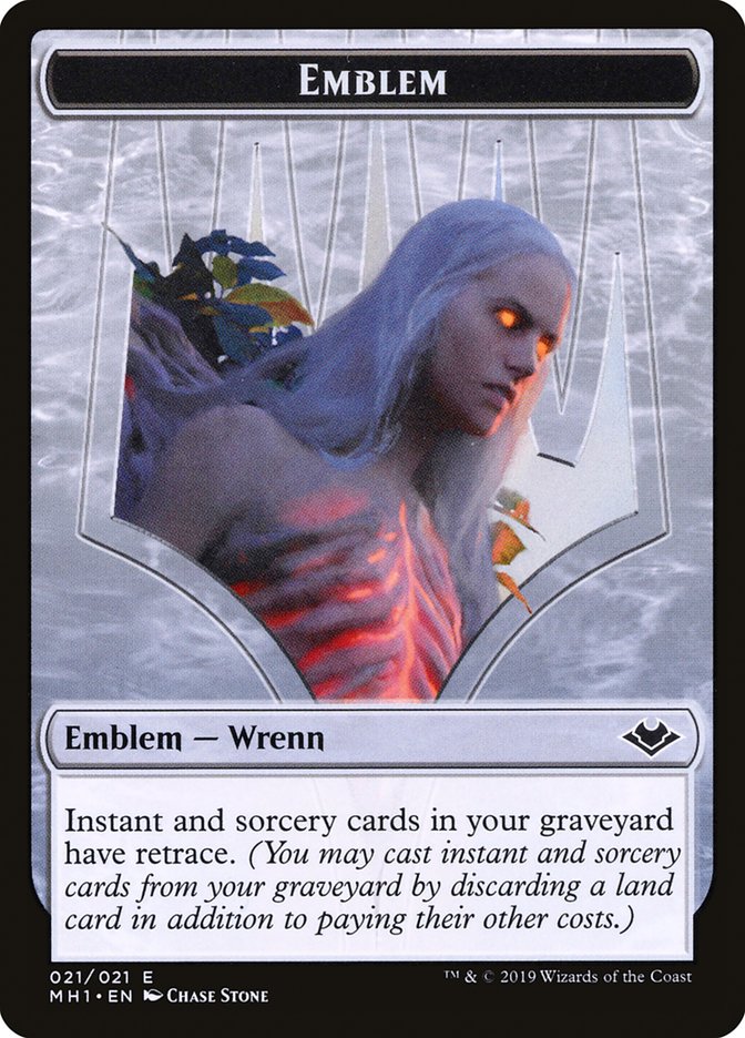 Wrenn and Six Emblem [Modern Horizons Tokens] | Mindsight Gaming