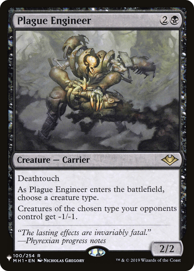 Plague Engineer [The List Reprints] | Mindsight Gaming