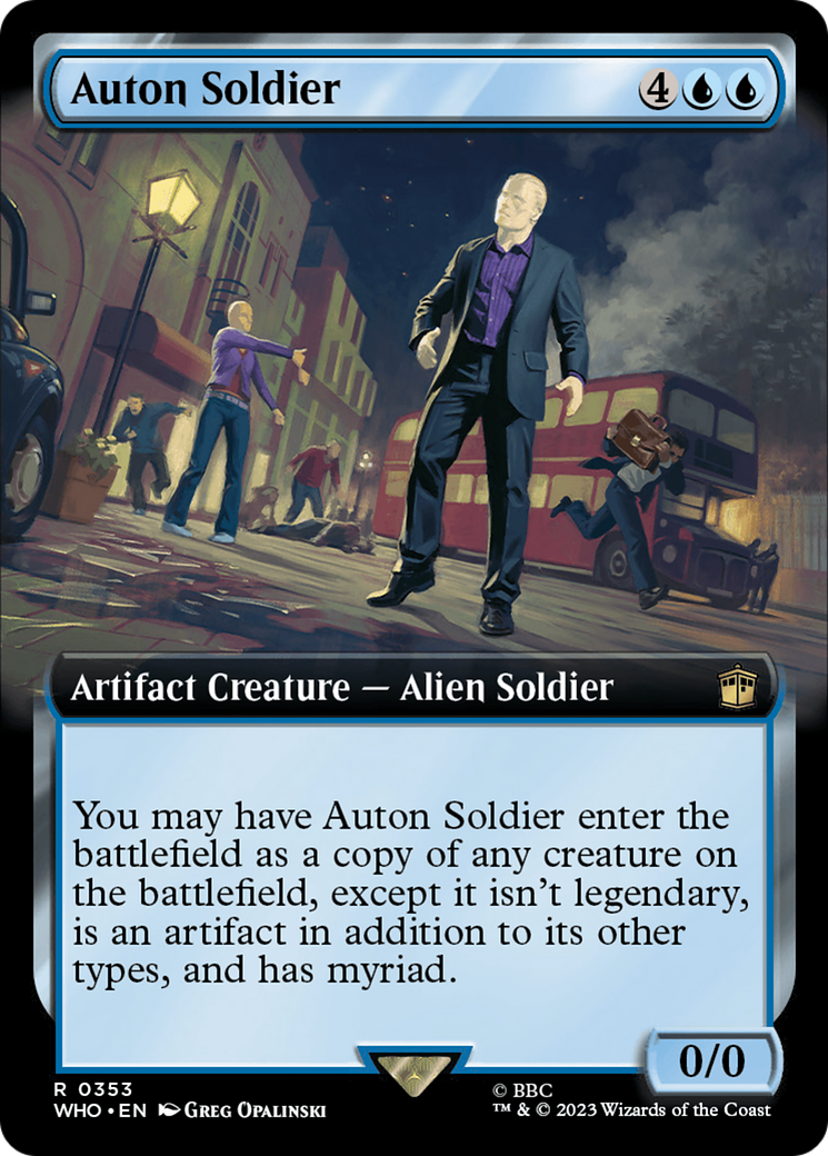 Auton Soldier (Extended Art) [Doctor Who] | Mindsight Gaming