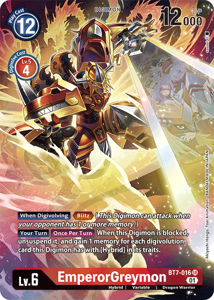 EmperorGreymon [BT7-016] (Alternate Art) [Next Adventure] | Mindsight Gaming