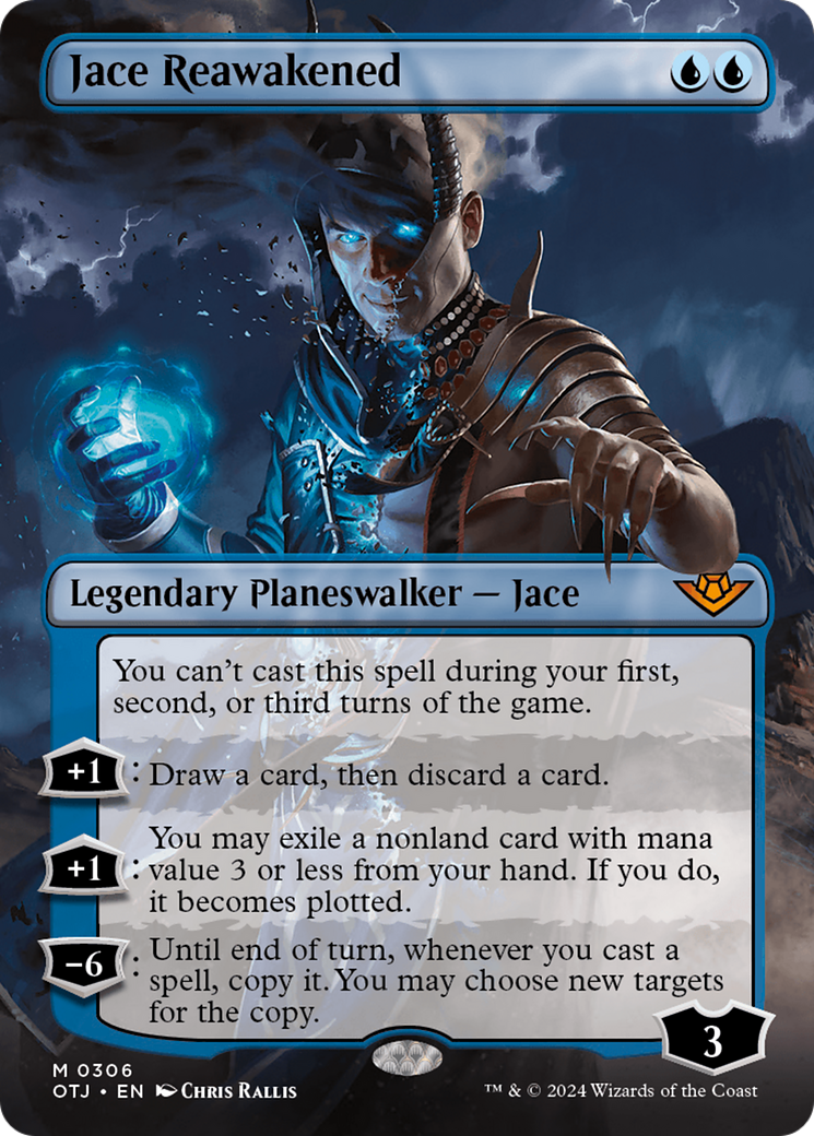 Jace Reawakened (Borderless) [Outlaws of Thunder Junction] | Mindsight Gaming