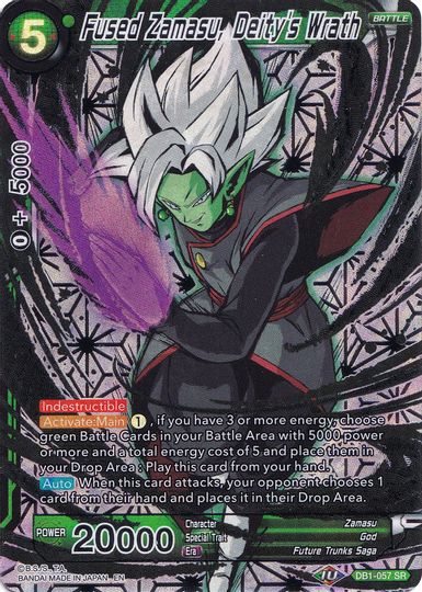 Fused Zamasu, Deity's Wrath (Collector's Selection Vol. 1) (DB1-057) [Promotion Cards] | Mindsight Gaming