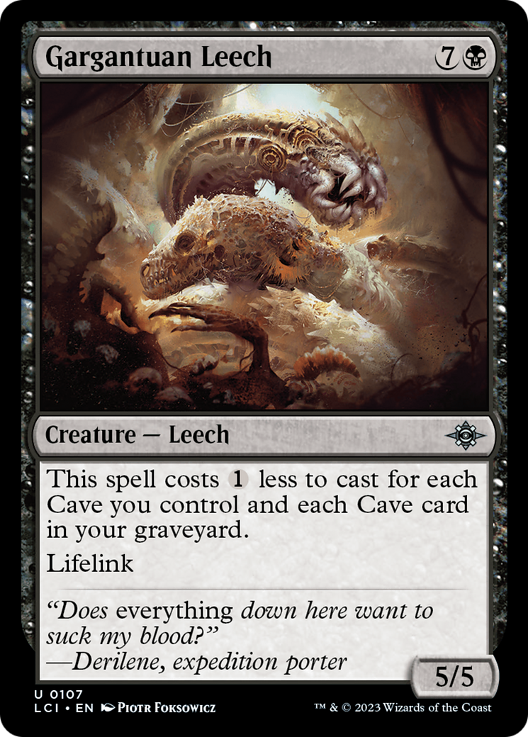 Gargantuan Leech [The Lost Caverns of Ixalan] | Mindsight Gaming