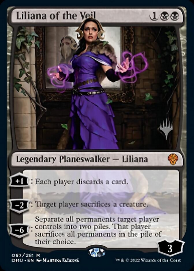 Liliana of the Veil (Promo Pack) [Dominaria United Promos] | Mindsight Gaming