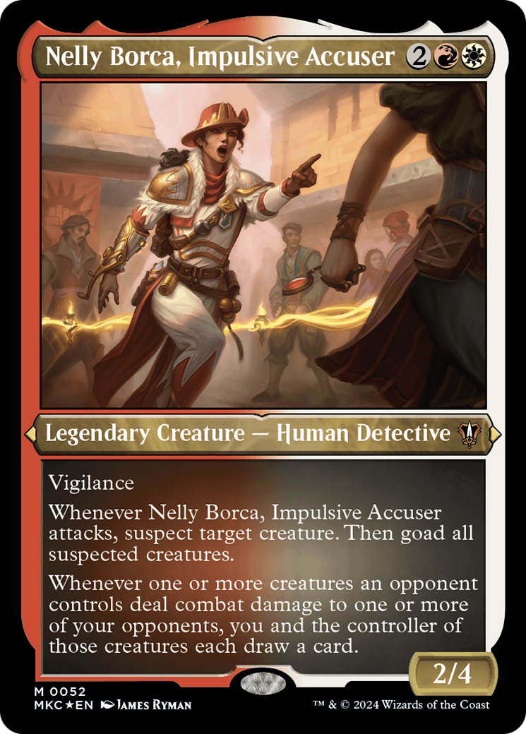 Nelly Borca, Impulsive Accuser (Display Commander) [Murders at Karlov Manor Commander] | Mindsight Gaming