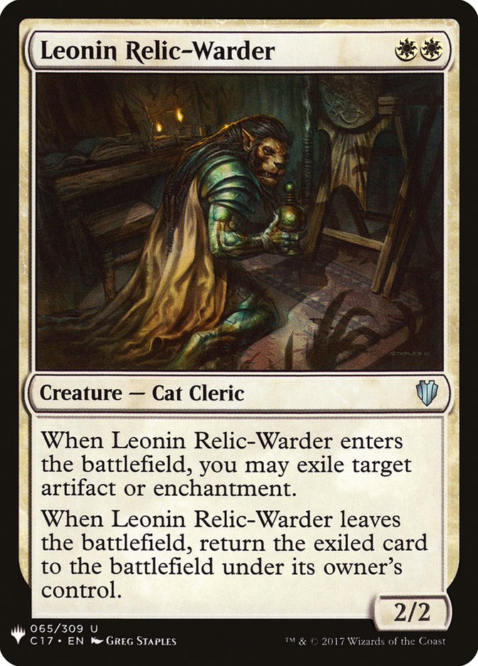 Leonin Relic-Warder [Mystery Booster] | Mindsight Gaming