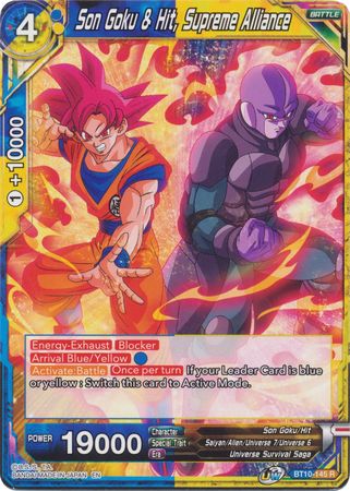 Son Goku & Hit, Supreme Alliance (BT10-145) [Rise of the Unison Warrior 2nd Edition] | Mindsight Gaming