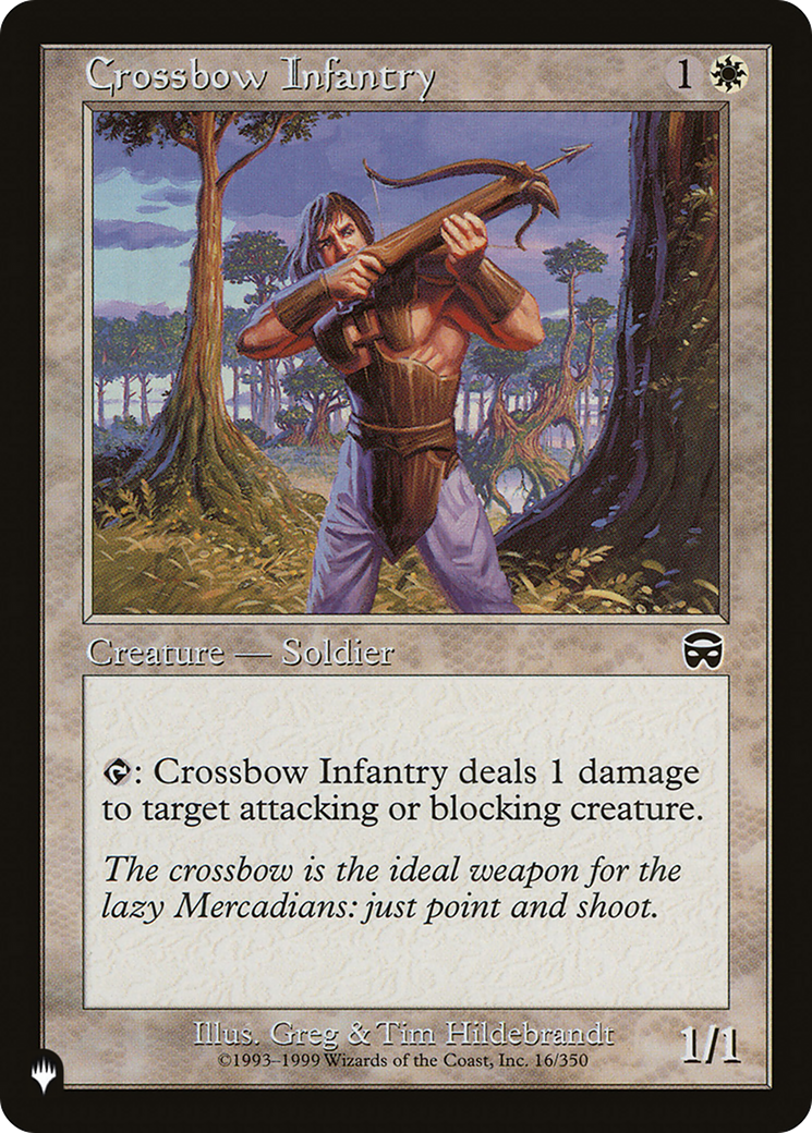 Crossbow Infantry [The List Reprints] | Mindsight Gaming