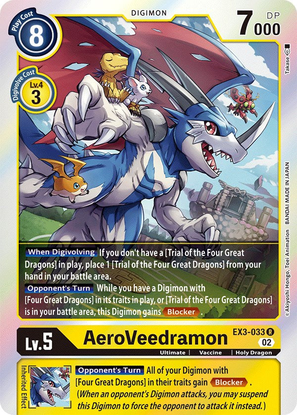 AeroVeedramon [EX3-033] [Draconic Roar] | Mindsight Gaming