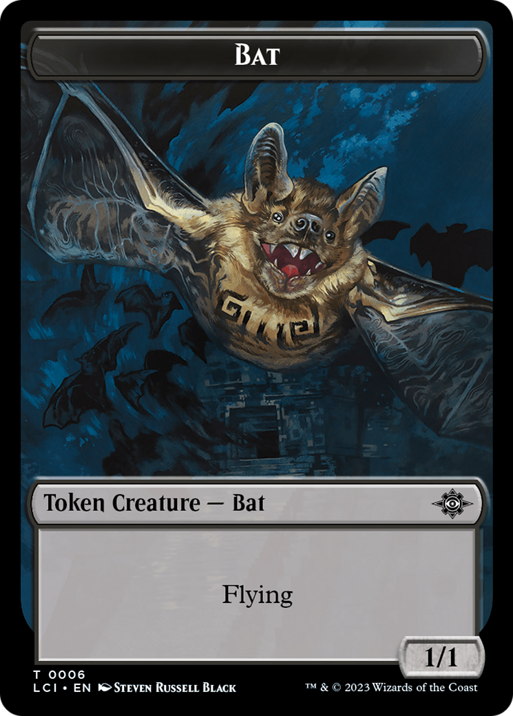 Map // Bat Double-Sided Token [The Lost Caverns of Ixalan Tokens] | Mindsight Gaming