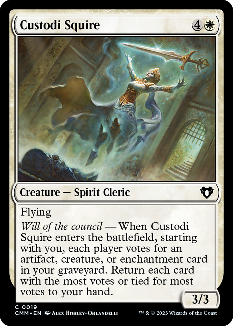 Custodi Squire [Commander Masters] | Mindsight Gaming