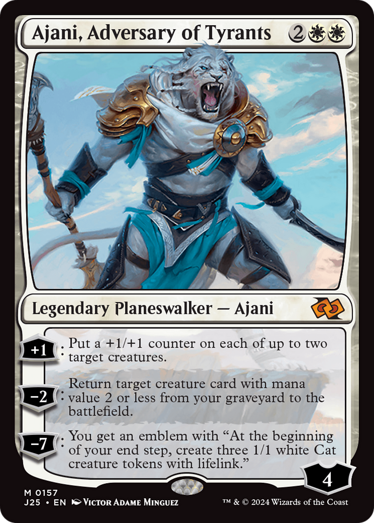 Ajani, Adversary of Tyrants [Foundations Jumpstart] | Mindsight Gaming