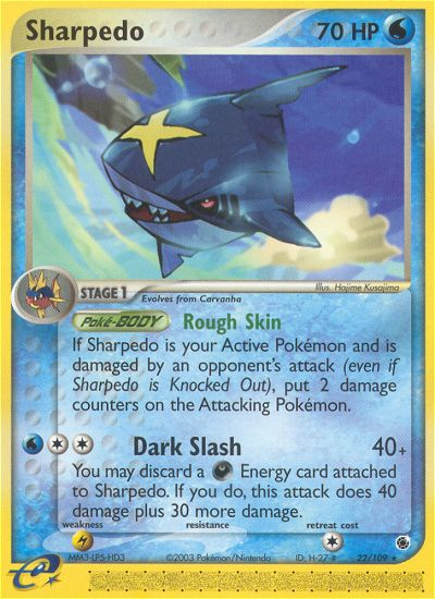 Sharpedo (22/109) [EX: Ruby & Sapphire] | Mindsight Gaming