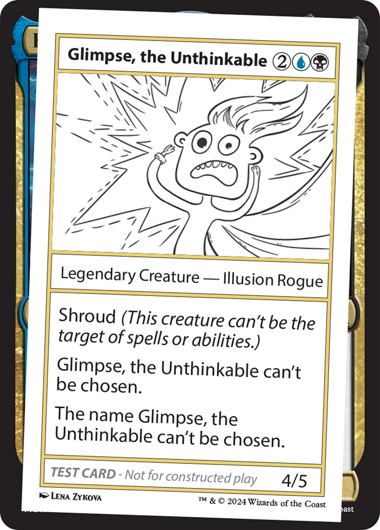 Glimpse, the Unthinkable [Mystery Booster 2 Playtest Cards] | Mindsight Gaming