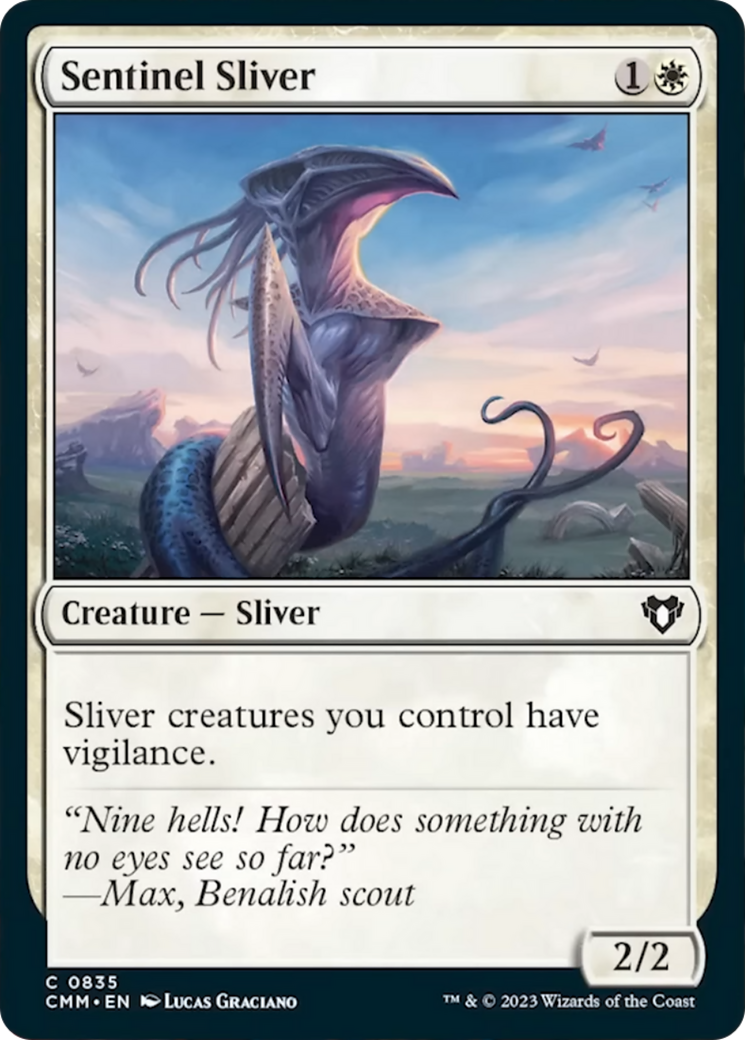 Sentinel Sliver [Commander Masters] | Mindsight Gaming