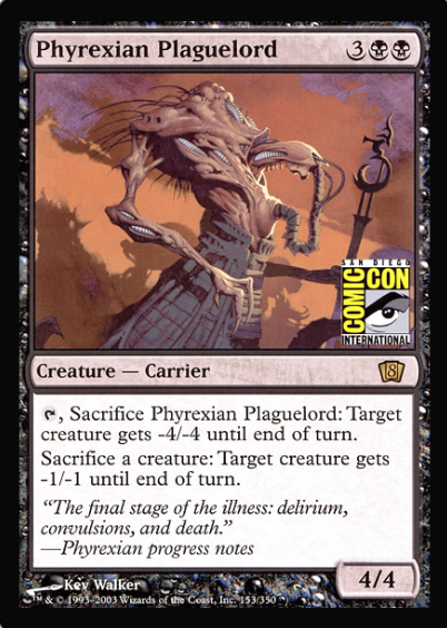 Phyrexian Plaguelord (San Diego Comic Con Oversized) [Oversize Cards] | Mindsight Gaming