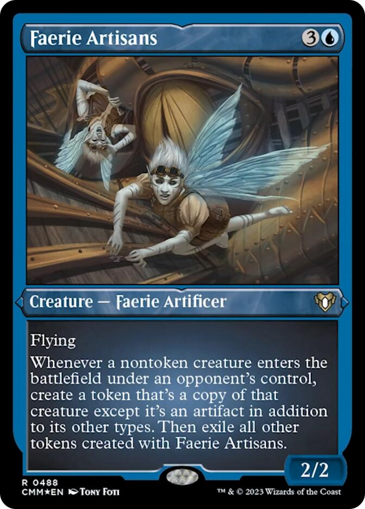 Faerie Artisans (Foil Etched) [Commander Masters] | Mindsight Gaming