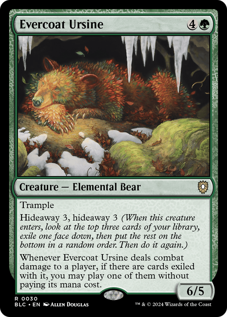 Evercoat Ursine [Bloomburrow Commander] | Mindsight Gaming